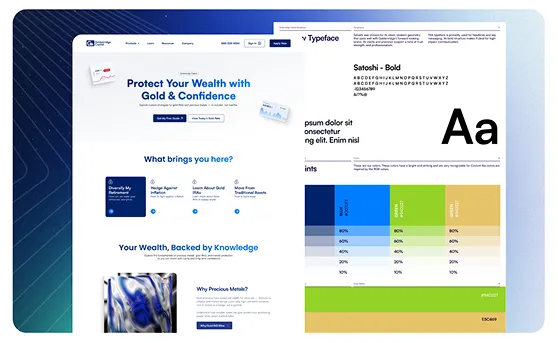 Golden Ridge Financial website — Financial Services in USA, built by Septillion